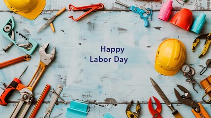 Happy labours day. Rewarding Hard Work, Celebrating Labor Day with Unity, Appreciation and Professional Diversity. Generative Ai