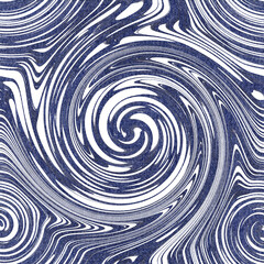 Denim abstract watercolor texture trend artistic spiral geo seamless background pattern effect flax fiber natural pattern detailed woven linen grunge texture . Organic fibre weave fabric surface print