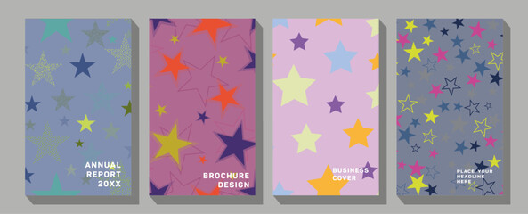 Modern abstract line leaves in lines and arts background with different shapes for wall decoration, postcard or brochure cover design.