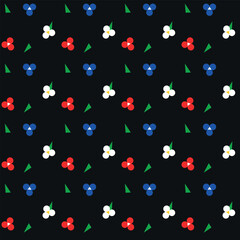 Web Abstract pattern. Geometry flowers on a black background.