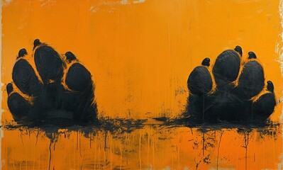 Generative ai artwork of a leopard