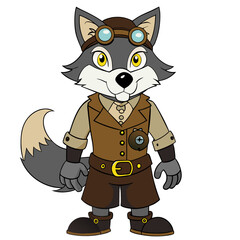 Steampunk Wolf