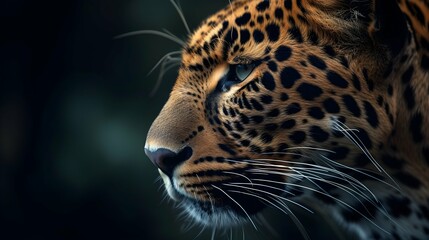 Obraz premium a cinematic and Dramatic portrait image for cheetah