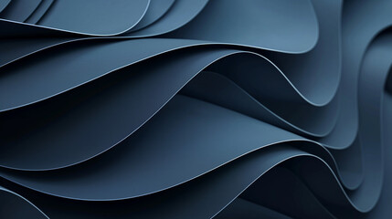 Colorful abstract paper cut wave with multi layers color texture. Vibrant colors smooth gradient for create background or decoration.
