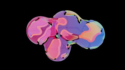 3D background designed for creative projects, featuring a looped video with a futuristic and visually engaging aesthetic, perfect for modern designs..