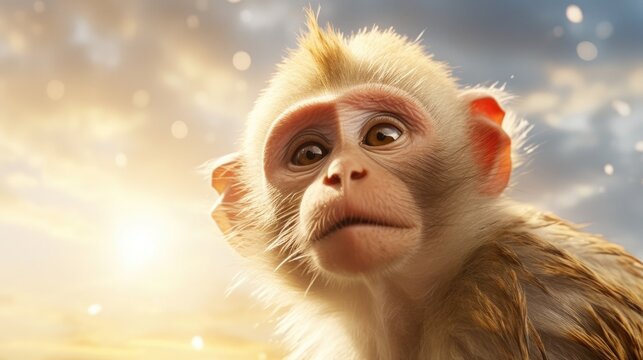 A monkey who writes his own movie review blog