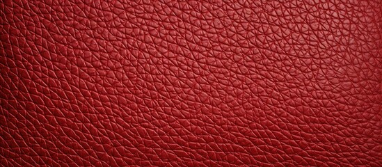 Fototapeta premium Red leather texture for background