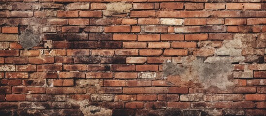 Vintage brick wall textures pattern