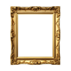 Texture from picture frame created isolated on transparent background