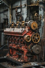 Identifying and addressing a mechanical issue in the engine