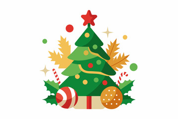 merry christmas vector svg on white background