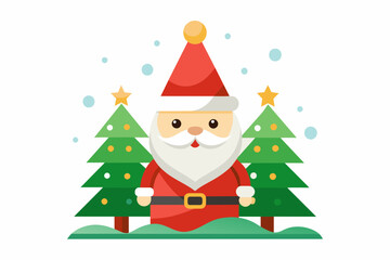 christmas vector on white background