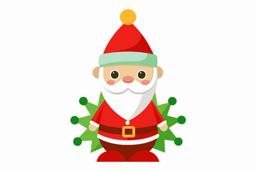 christmas vector on white background