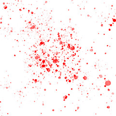 schizzo di pittura rossa dripping dipinto olio arte 