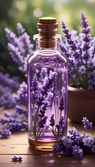 Obraz na płótnie Canvas Lavender oil 