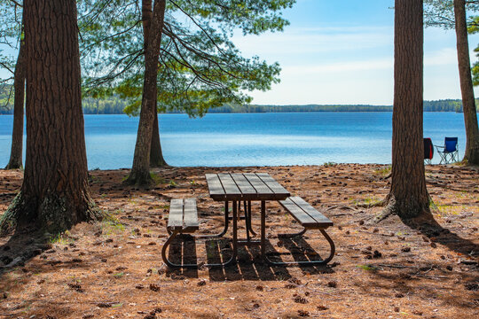 Bon Echo Provincial Park landscape image with Mazinaw lake view in Ontario, Canada.