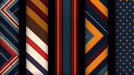 Sophisticated Preppy Patterns in Polished Tone Background Ai Generative