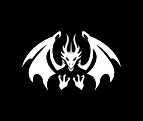 Modern Dragon logo vector stock illustration