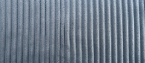 Textured background of bluish gray corduroy fabric