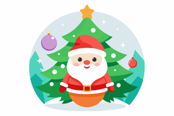 merry christmas vector svg on white background