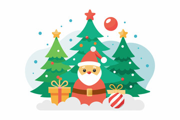 merry christmas vector svg on white background