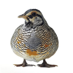 Fototapeta premium Quail white background, Isolated Transparent Background Images, PNG