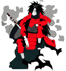 Gojo satoru vector illustration