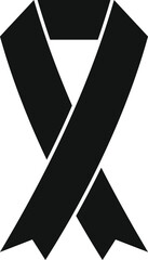 Donation charity ribbon icon simple vector. Home social help. Donate and contribute