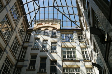 Glasdach Passage in Leipzig
