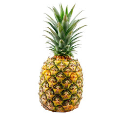 Fototapeta premium Pineapple on White or transparent Background, PNG
