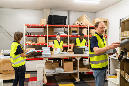 Usual Day At Logistic Packaging Department
