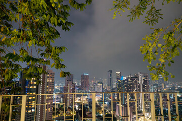 Kuala lumpur city skyline at night - 753792951