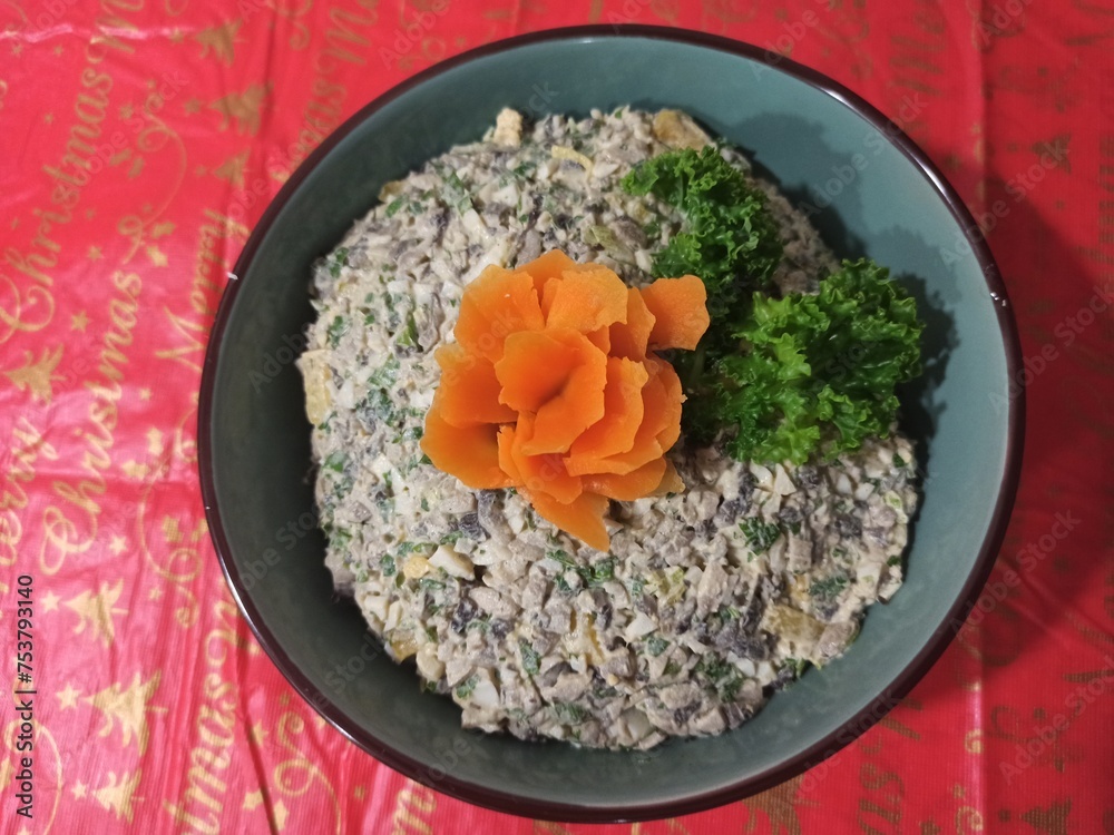 Wall mural rice and vegetables