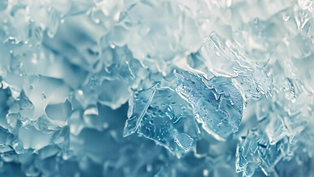 frozen background of ice