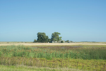 Casa en el medio del campo