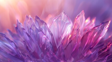 Amethyst Aura: Yucca's ethereal aura is suffused with hues of amethyst, imbuing the scene with mystical energy. - obrazy, fototapety, plakaty