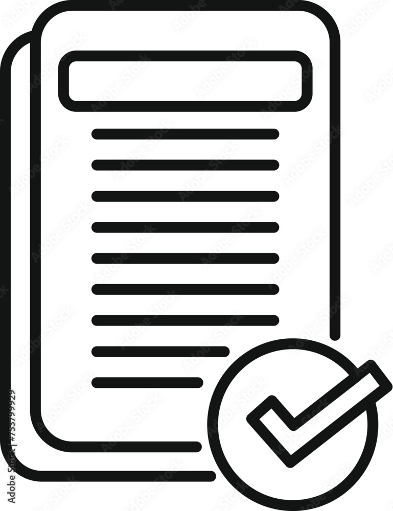 Poster code device verify icon outline vector. computer factor. two step vote