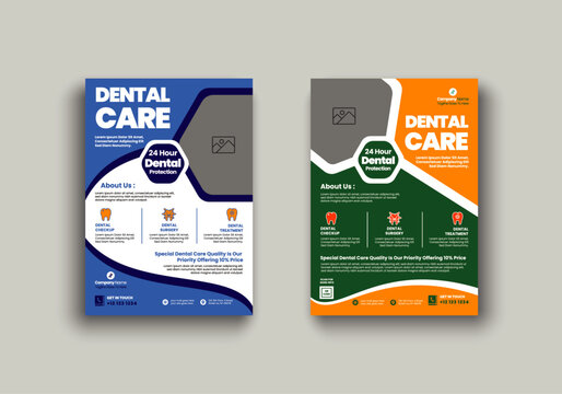 Dental Flyer Template, dental care clinic, medical care health flyer, dental care flyers, wither brighter fuller smile, a4 flyer design template for print.