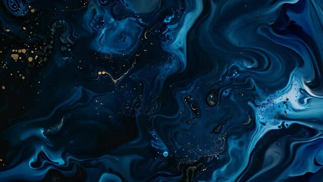 abstract dark blue paint background 