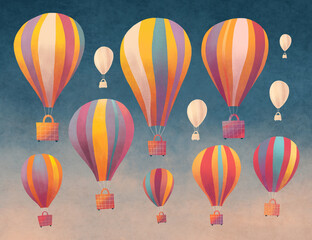 Illustration of online shopping instant delivery concept