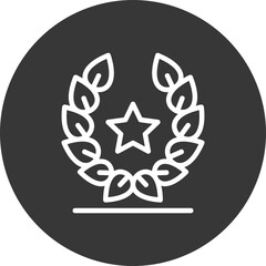 Laurel Wreath Line Inverted