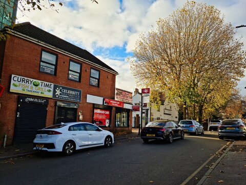 Low Angle View of Central West Croydon London City of England UK. November 11th, 2023