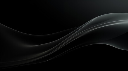 Elegant Monochrome Abstract Background with Subtle Gradient and Flow