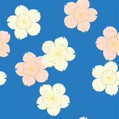 seamless pattern with flowers