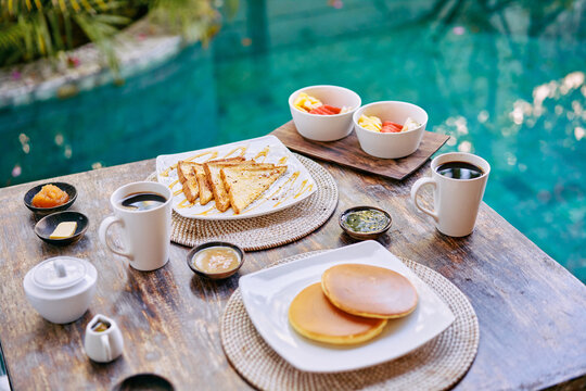 tropical breakfasts at the hotel - Powered by Adobe
