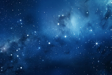 Universe. Galaxy. Clear sky, starry night