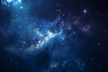 Night background. Open space. Galaxy