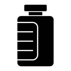 Vials Flat Icon Design