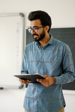Educator school employee clipboard communication speak out classroom