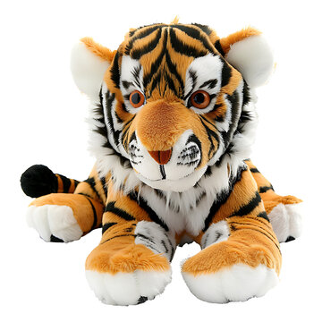 tiger cub on a transparent background, PNG is easy to use.